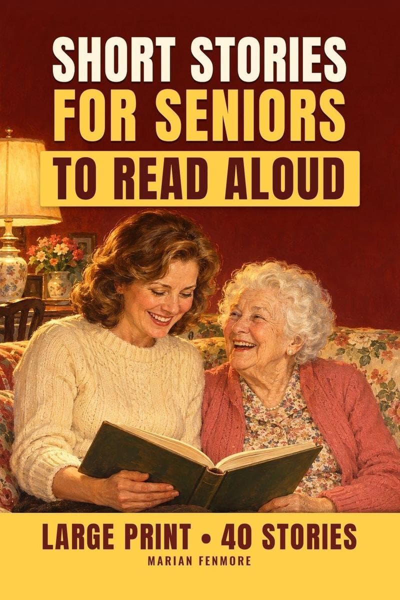 Short Stories for Seniors to Read Aloud: 40 Gentle Stories from the 1950s and 60s in 16 Point Large Print, Each With Three Questions to Talk About Afterwards