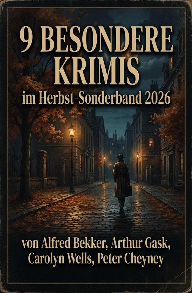 9 Besondere Krimis im Herbst-Sonderband 2026