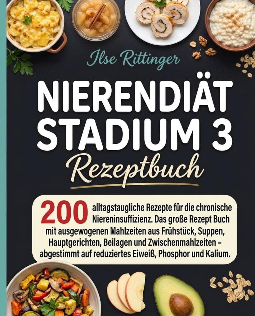 Nierendiät Stadium 3 Rezeptbuch