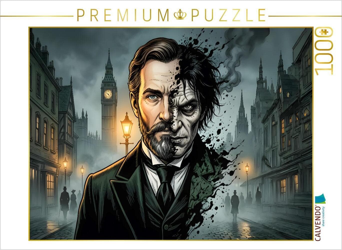 CALVENDO Puzzle Dr. Jekyll und Mr. Hyde | 1000 Teile Lege-Größe 64 × 48 cm Foto-Puzzle für glückliche Stunden