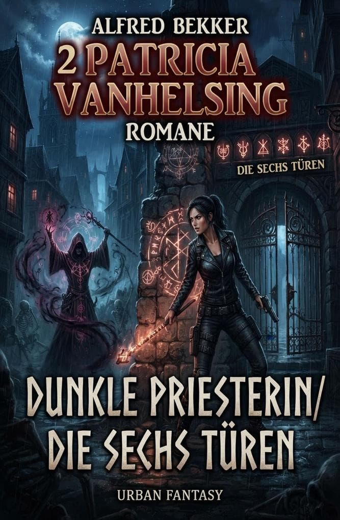 2 Patricia Vanhelsing Romane: Dunkle Priesterin / Die sechs Türen: Urban Fantasy
