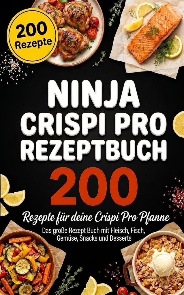 Ninja Crispi Pro Rezeptbuch - 200 leckere Rezepte
