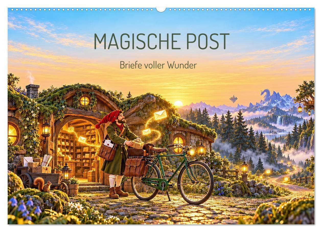 MAGISCHE POST - Briefe voller Wunder (Wandkalender 2027 DIN A2 quer), CALVENDO Monatskalender