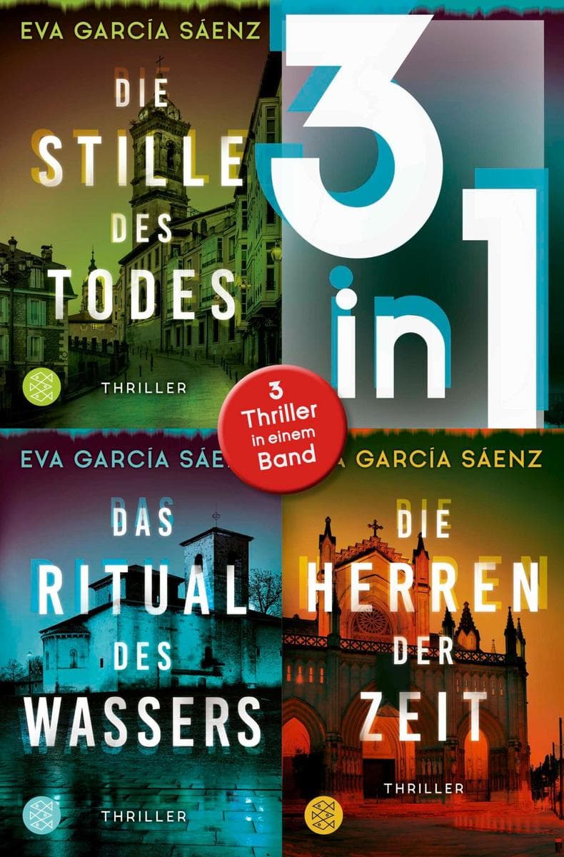 Die Stille des Todes / Das Ritual des Wassers / Die Herren der Zeit - Drei Thriller in einem Band