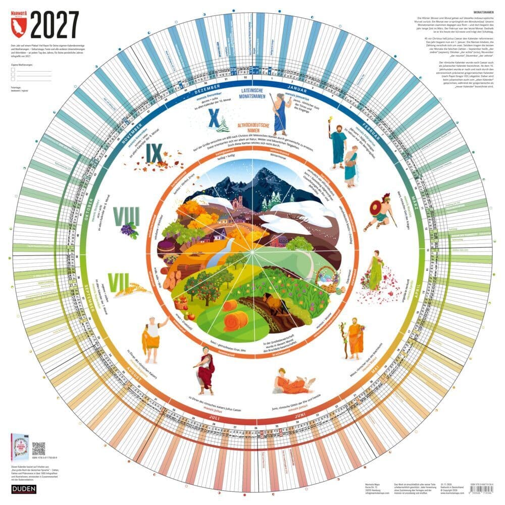 Jahreskalender 2027