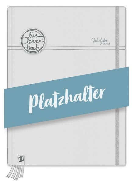 Mein Lehrerplaner A4+ (6 Std.) - Hardcover - Lehrerkalender für das Schuljahr 2027/2028 - Orangenblüte