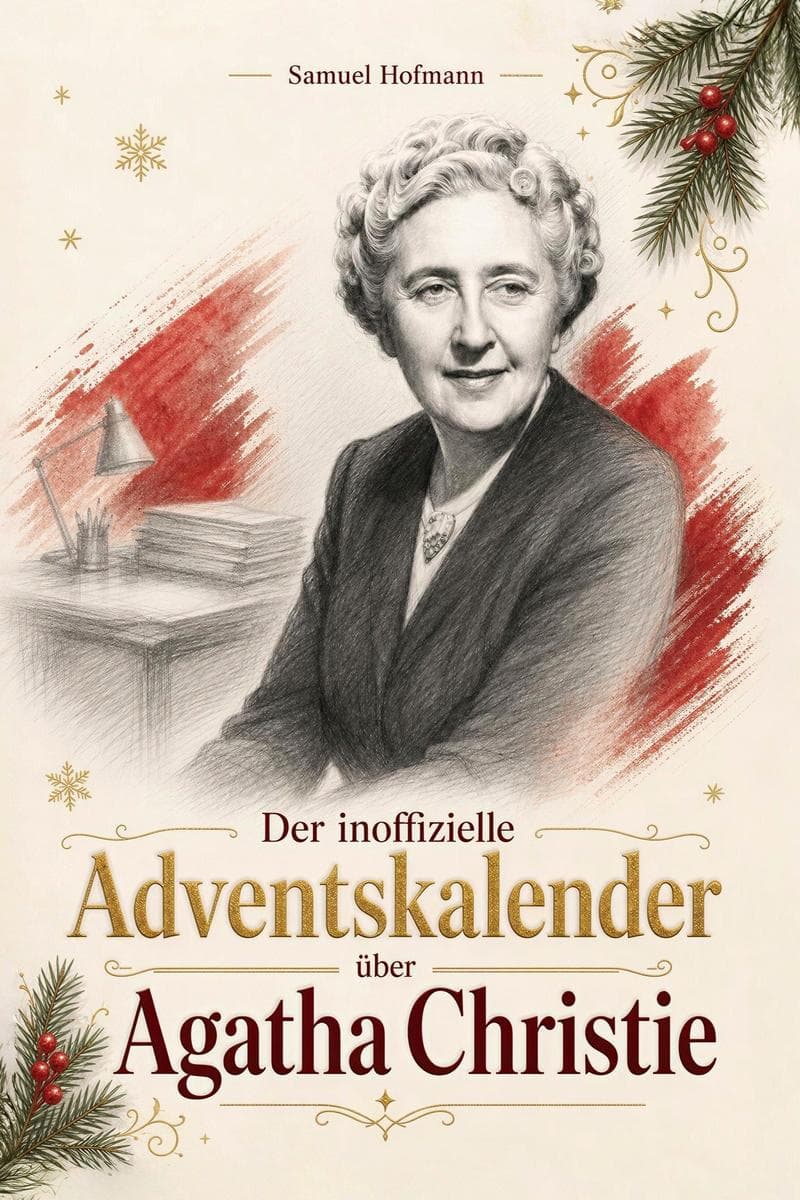 Der Adventskalender über Agatha Christie: Fanbuch und Biografie in einem. Das ideale Geschenk für alle Fans.