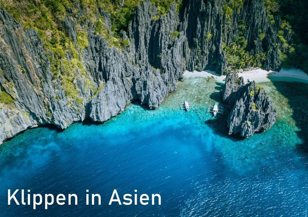 Klippen in Asien