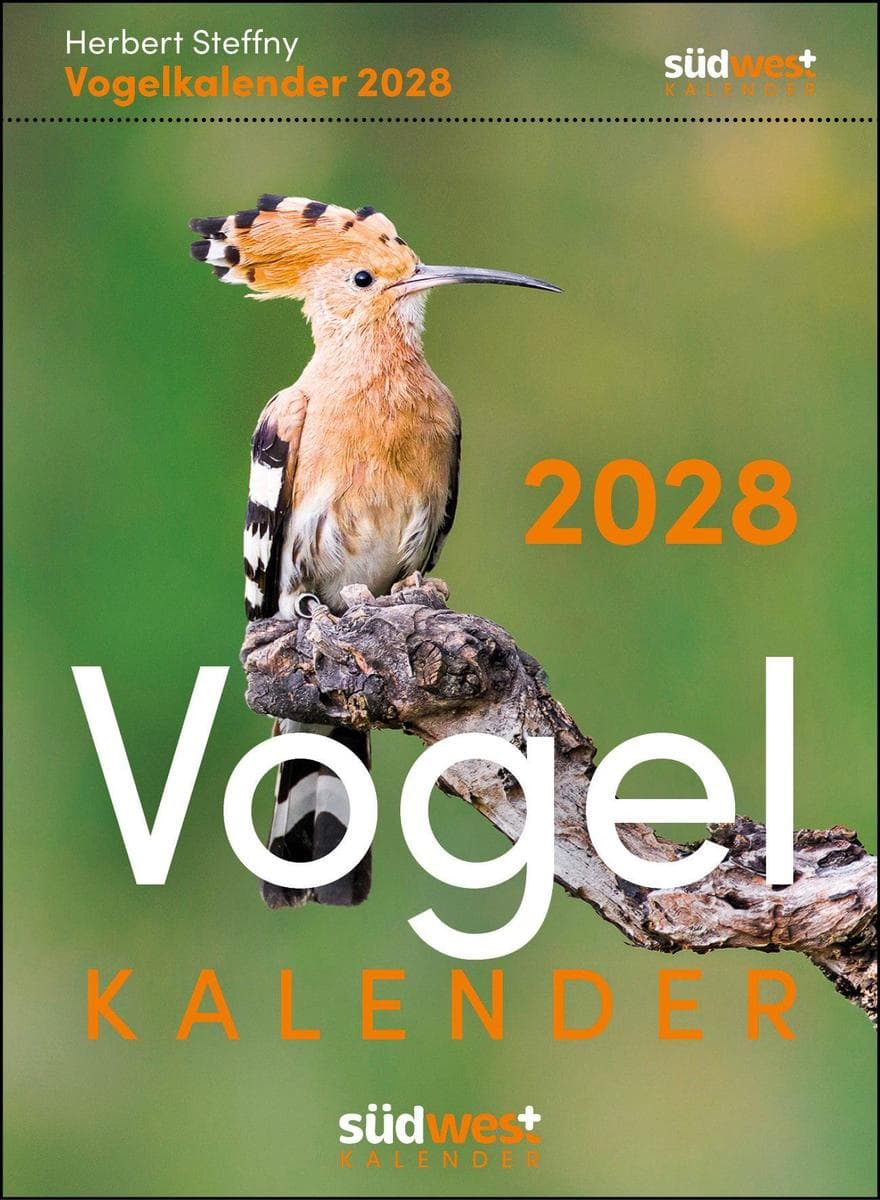 Vogelkalender 2028 - Tagesabreißkalender zum Aufstellen oder Aufhängen