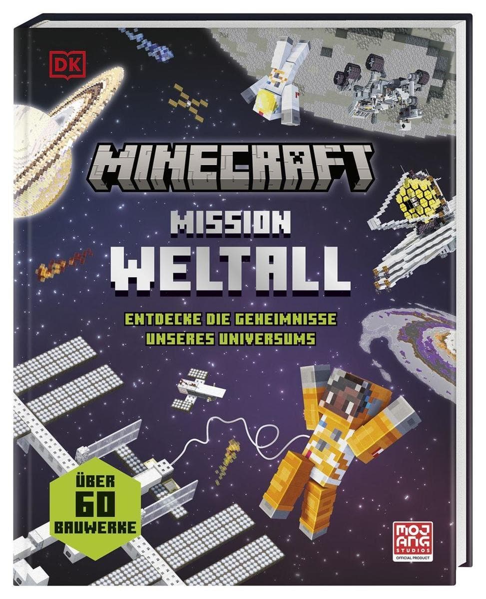 Minecraft Mission Weltall: Entdecke die Geheimnisse unseres Universums. Über 60 Bauwerke