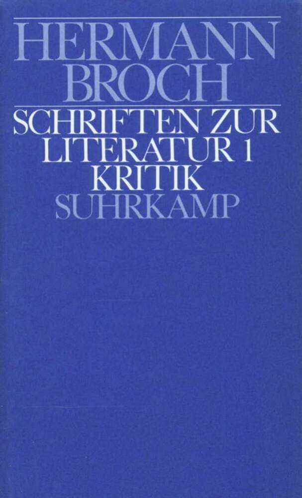Schriften zur Literatur.Tl.1: Kritik