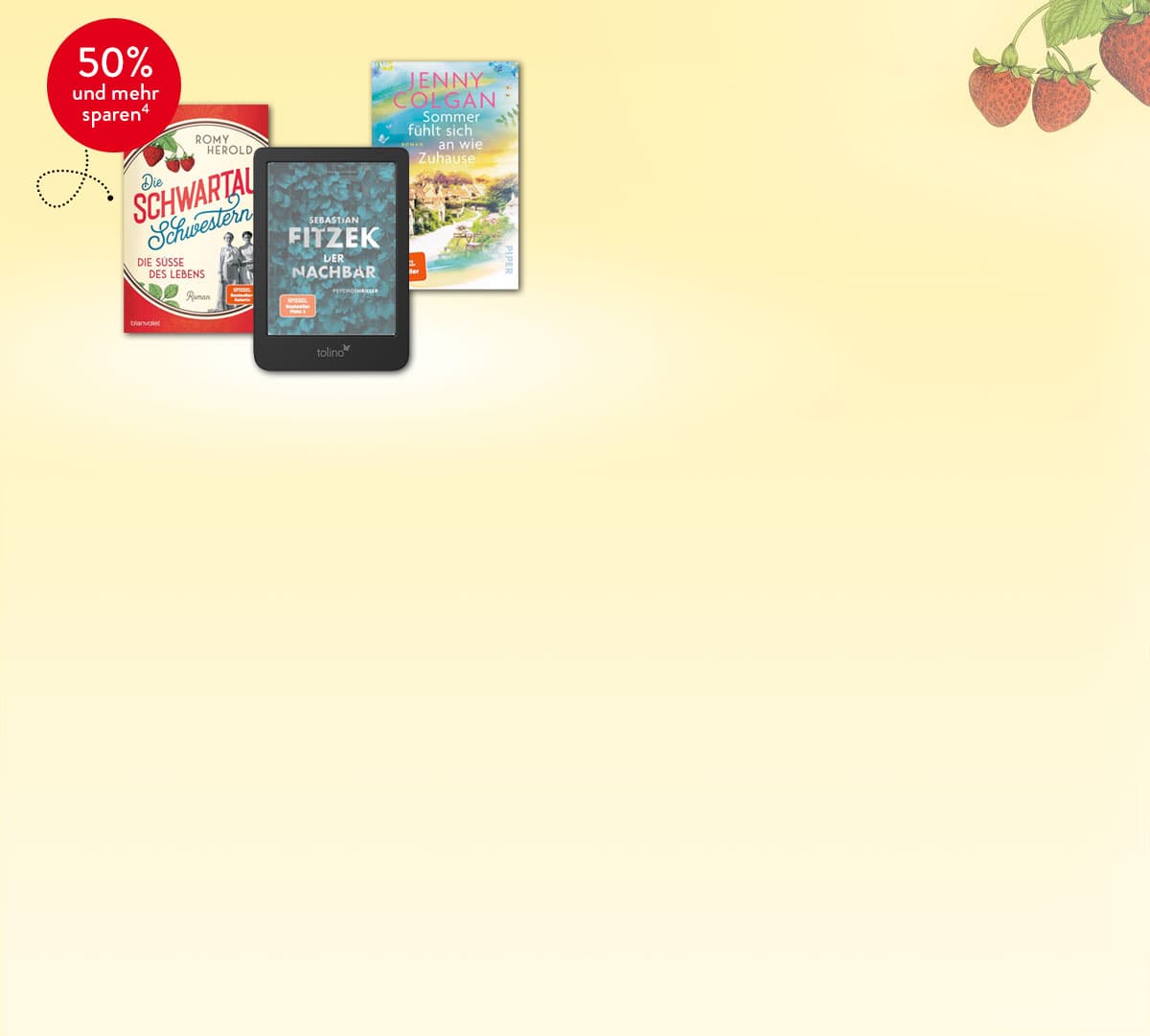 Sommer, Sonne, Lieblingsbücher: Bestseller im eBook-Deal bei Hugendubel