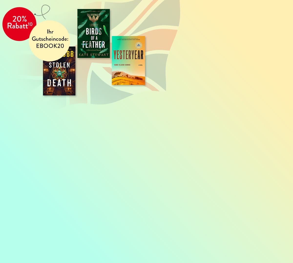 20% auf English eBooks bei Hugendubel mit dem Gutscheincode EBOOK20