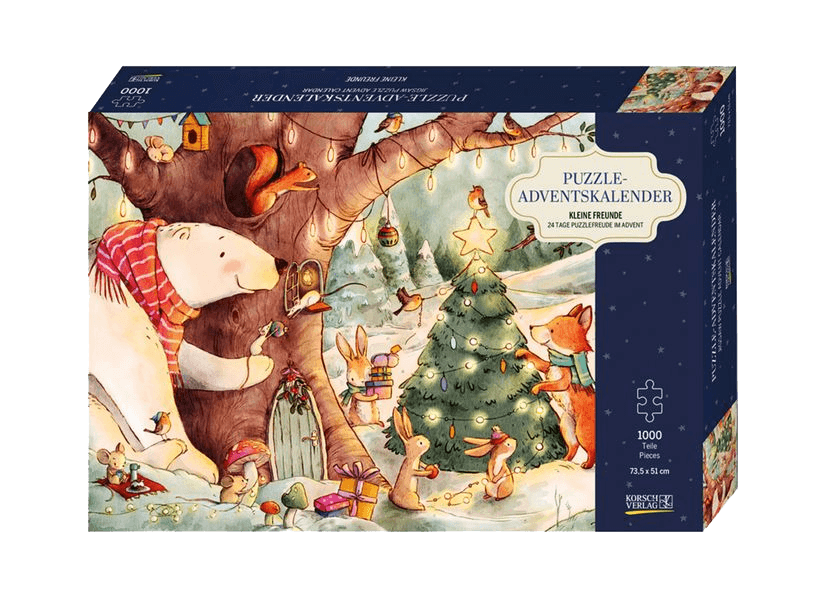 Puzzle-Adventskalender 'Kleine Freunde'